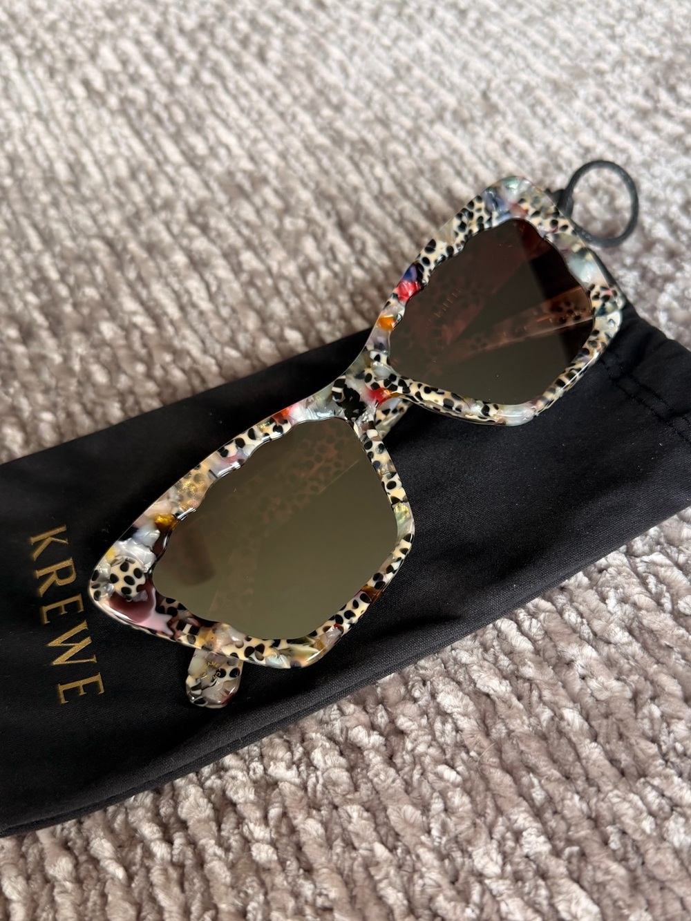 KREWE BRIGITTE| POPPY MIRRORED SUNGLASSES